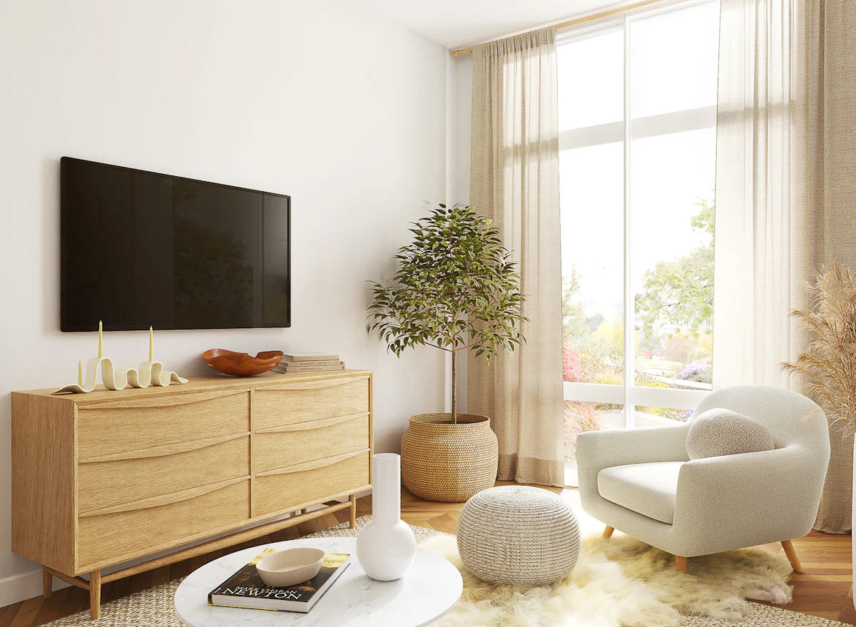 Samsung LED TV in a home in Bally